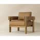 Carmichael Ludlow Sesame Leather Lounge Chair